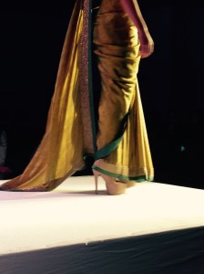 How not to drape a sari